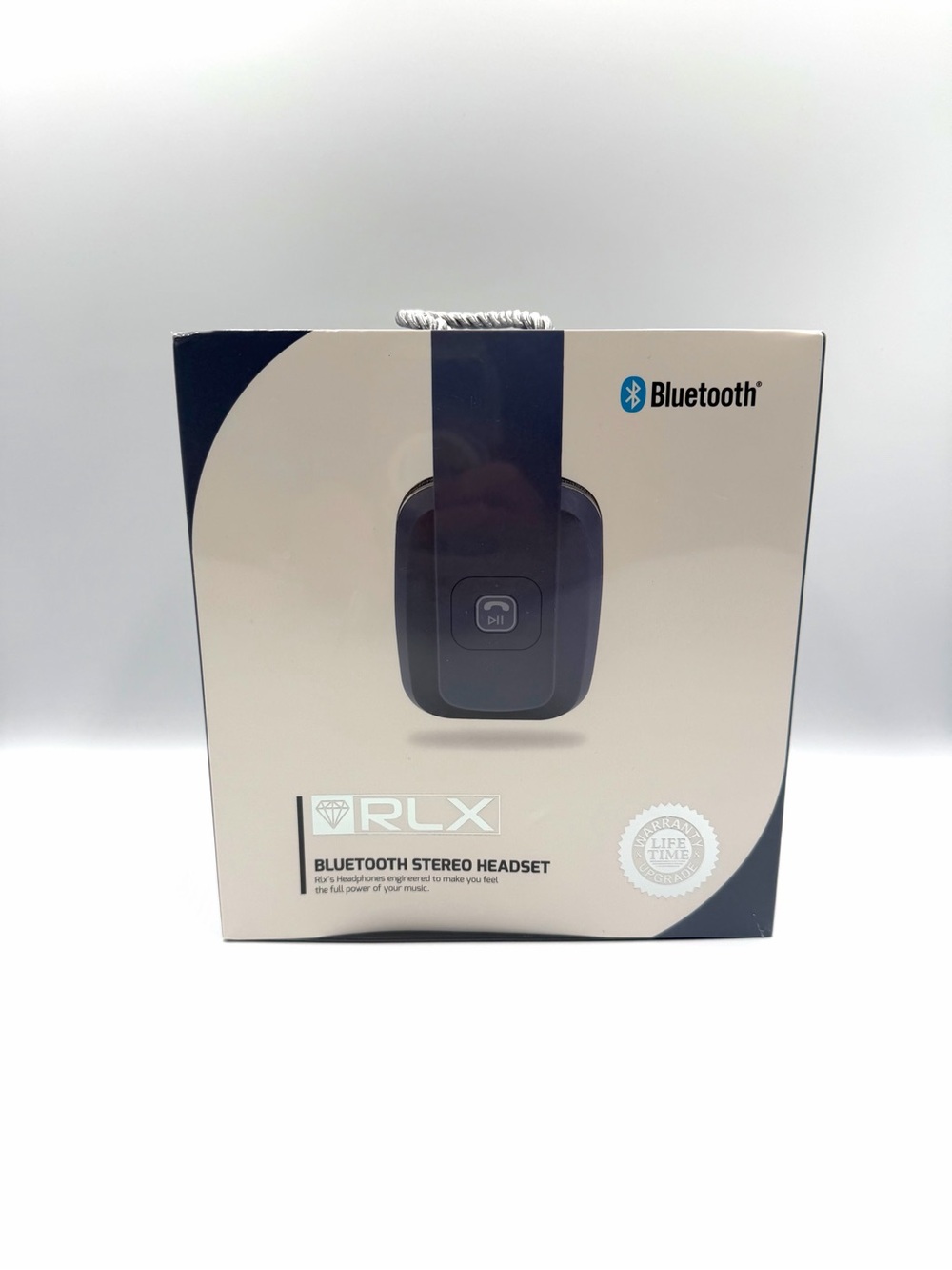 RLX-100 Bluetooth Stereo Headset Slate Blue Gray New Sealed